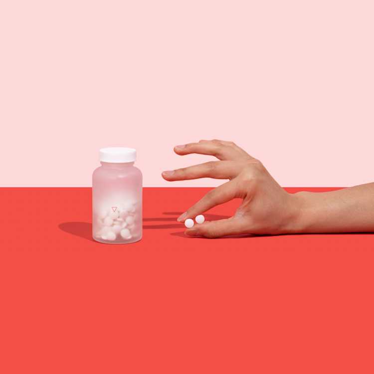 Bottle of Probiotics For Online Reproductive Health