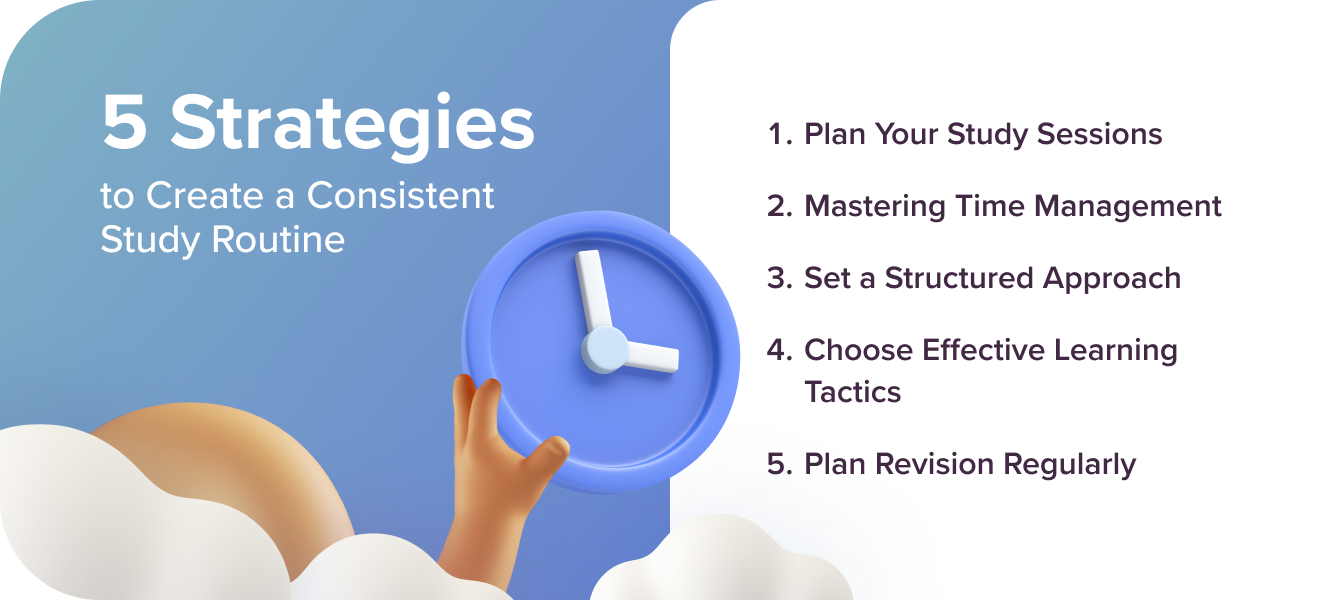 5 Strategiest for Study Routine