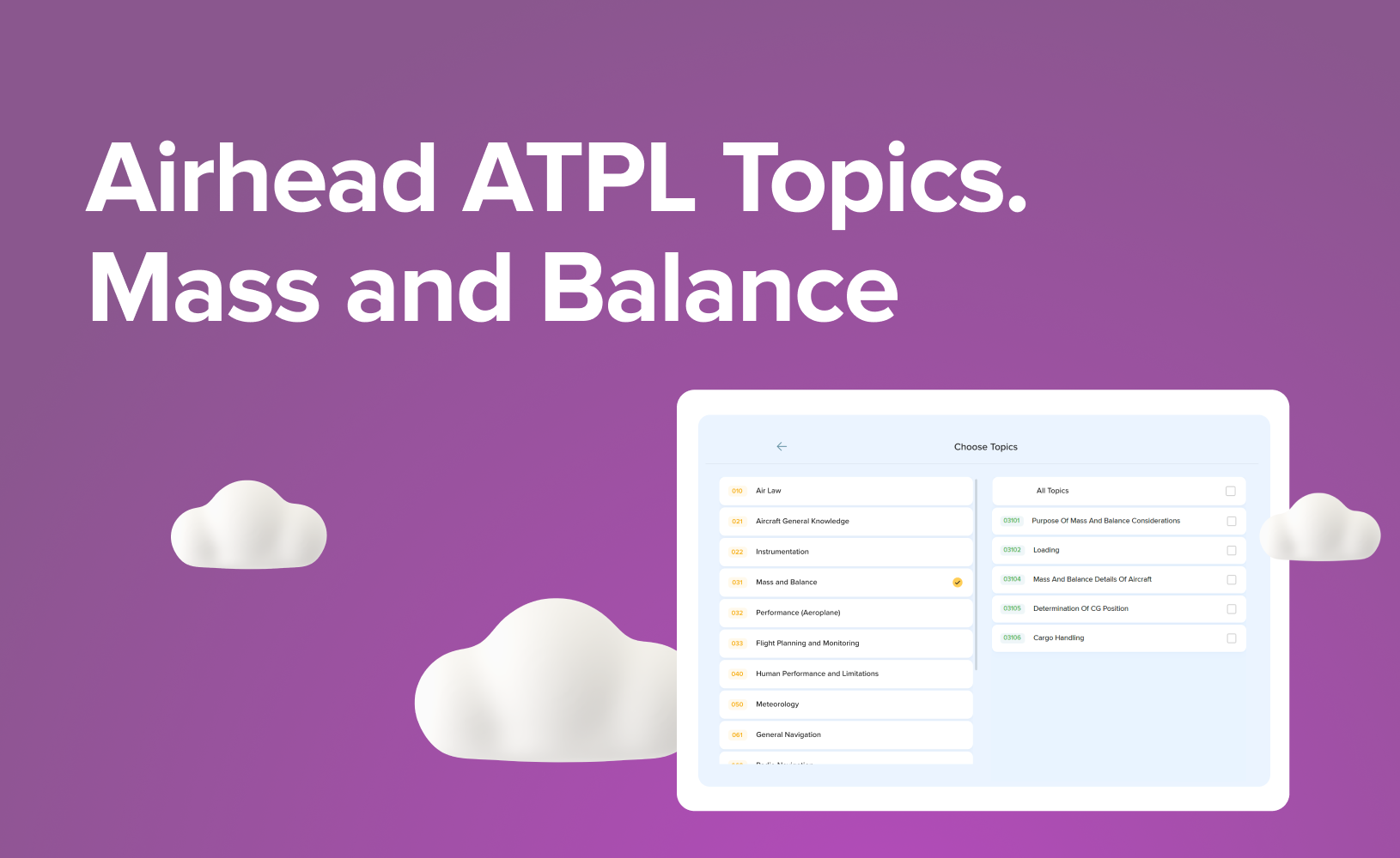 ATPL Topics: Mastering Mass and Balance