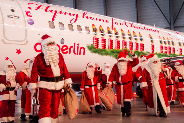 Airberlin Christmas Candles