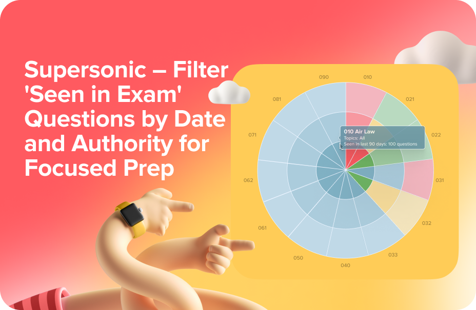 Supersonic – Filter 'Seen in Exam' Questions by Date and Authority for Focused Prep