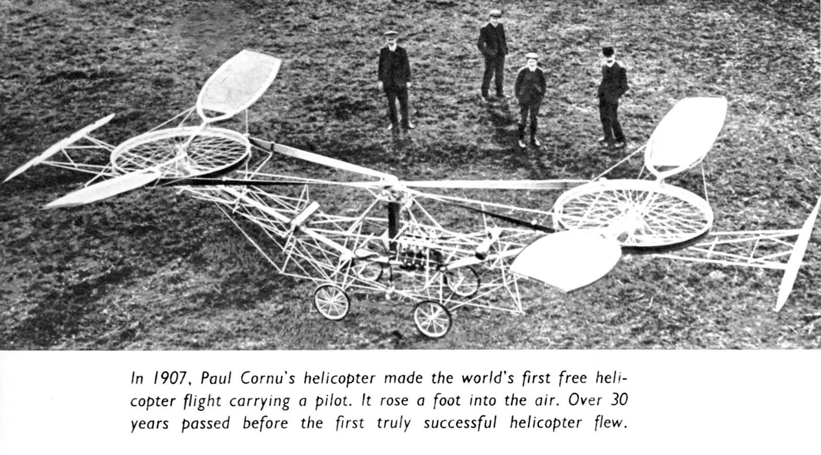 Paul Cornu helicopter flight first
