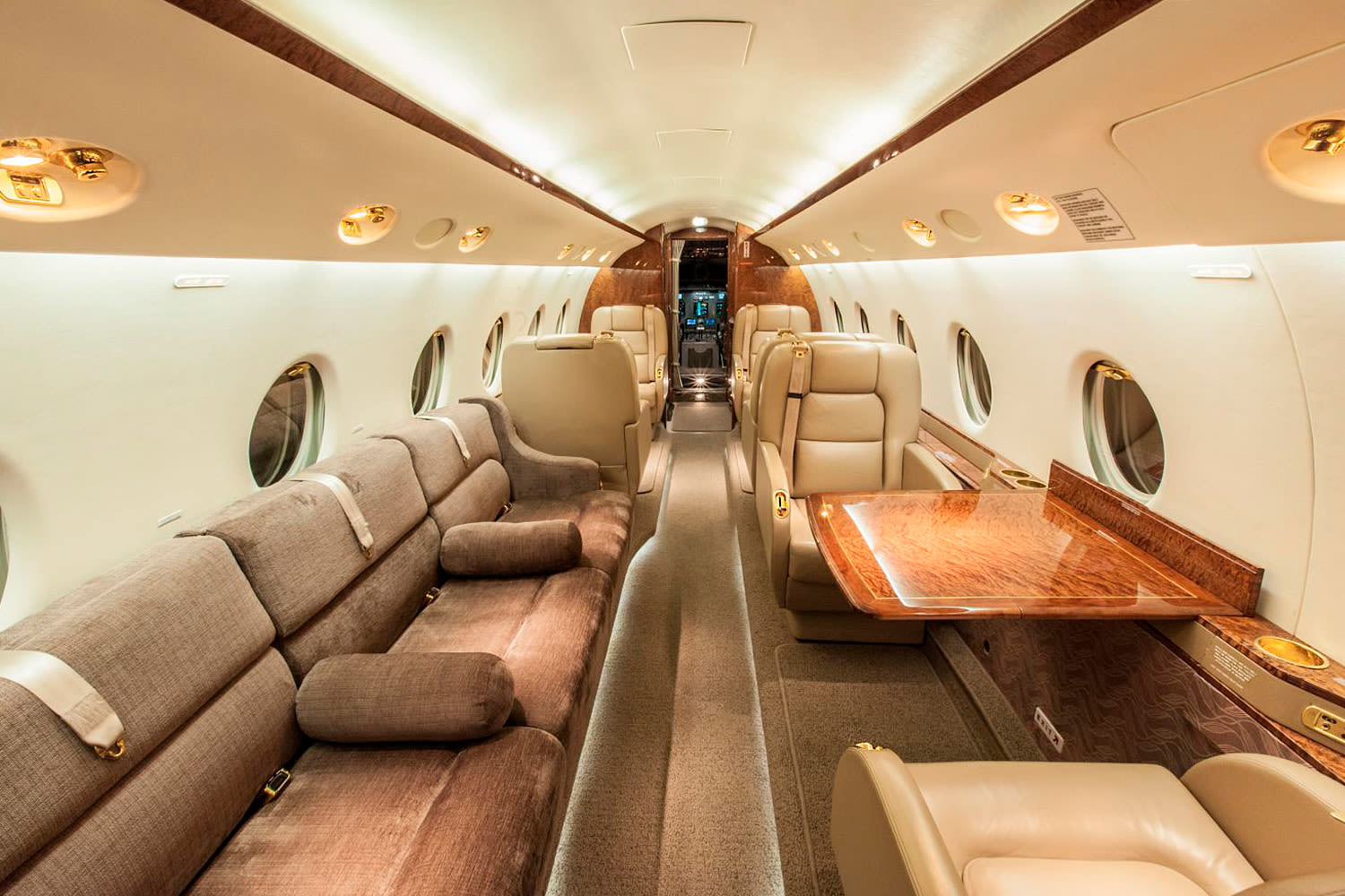 Gulfstream G200 interior ACP siver air
