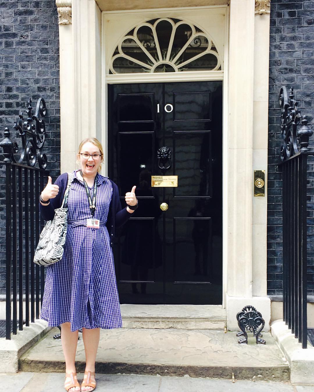 Obligatory photo outside of No 10 (I was there for a user research session)
