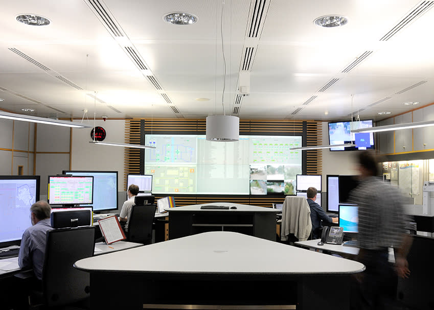 Foto der EWR-Netzleitstelle