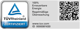  Tüv Rheinland Siegel für Herzstrom