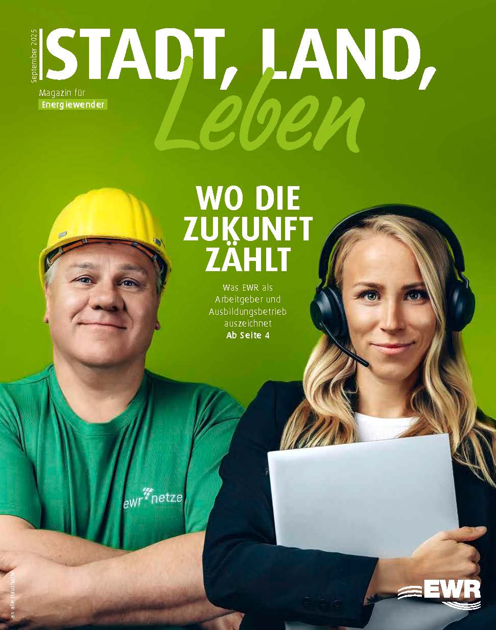 Titelbild des EWR-Magazins September 2025