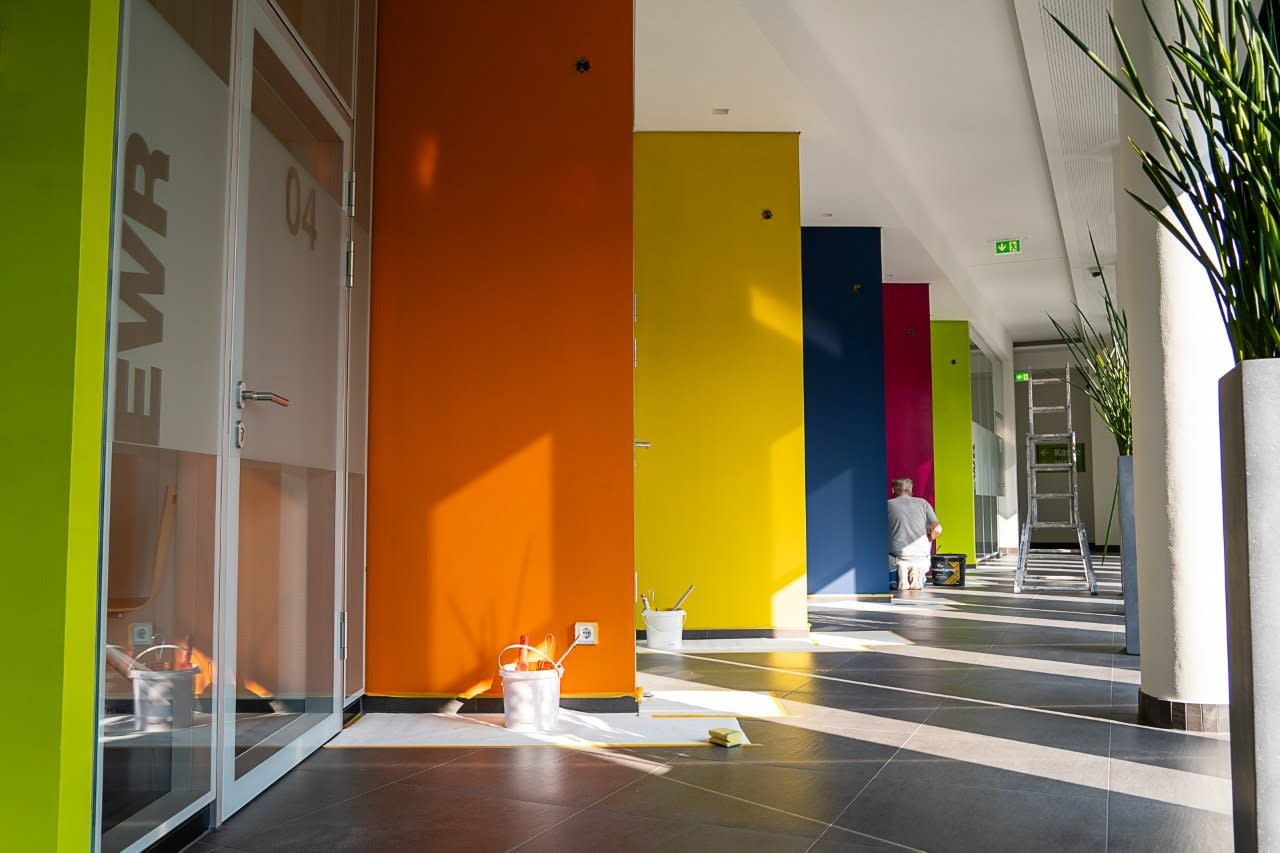 Malerarbeiten im EWR-Kundencenter