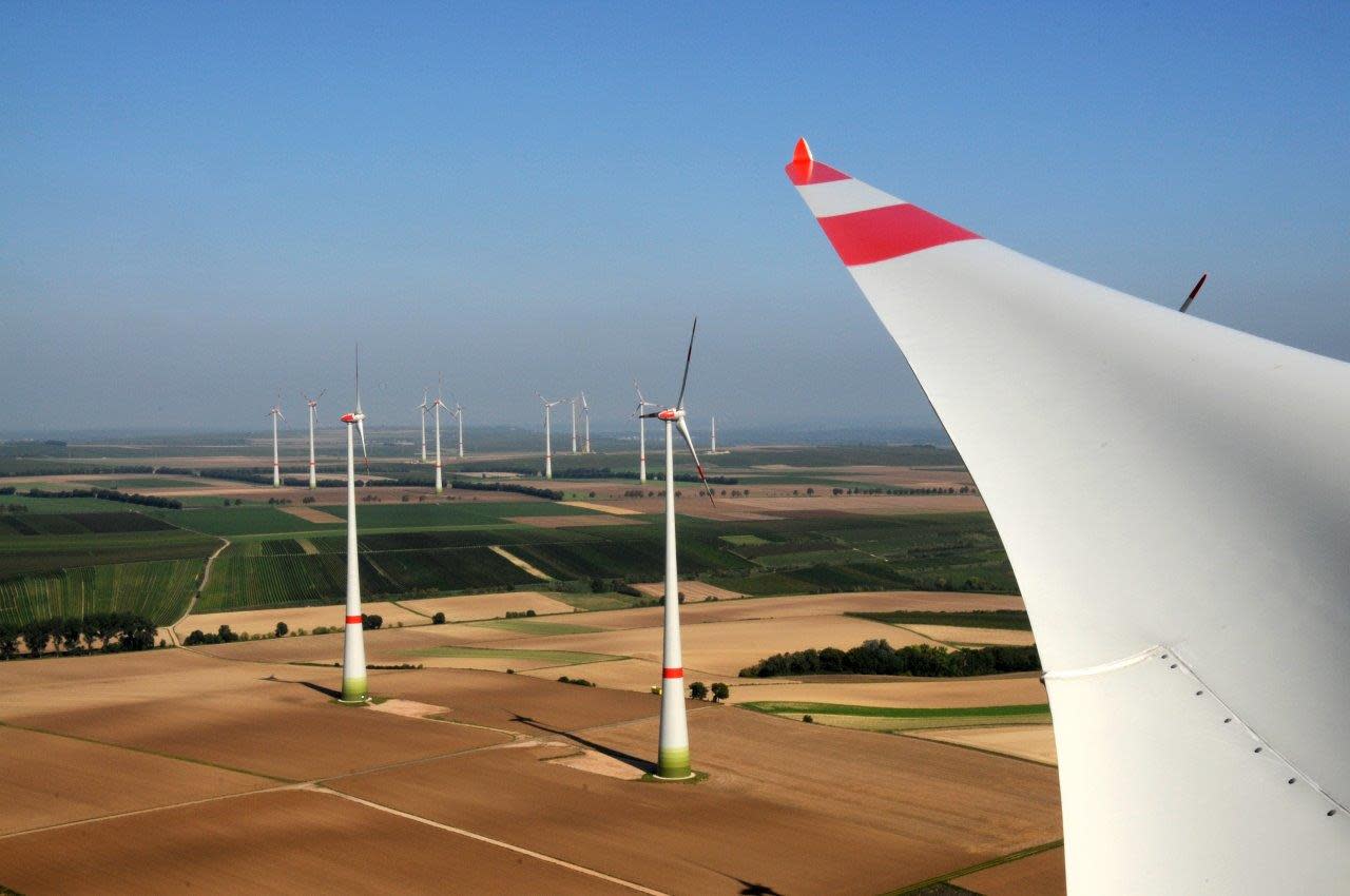 Anlagen im Windpark Dorn-Dürkheim. Anlagen im Windpark Dorn-Dürkheim.
