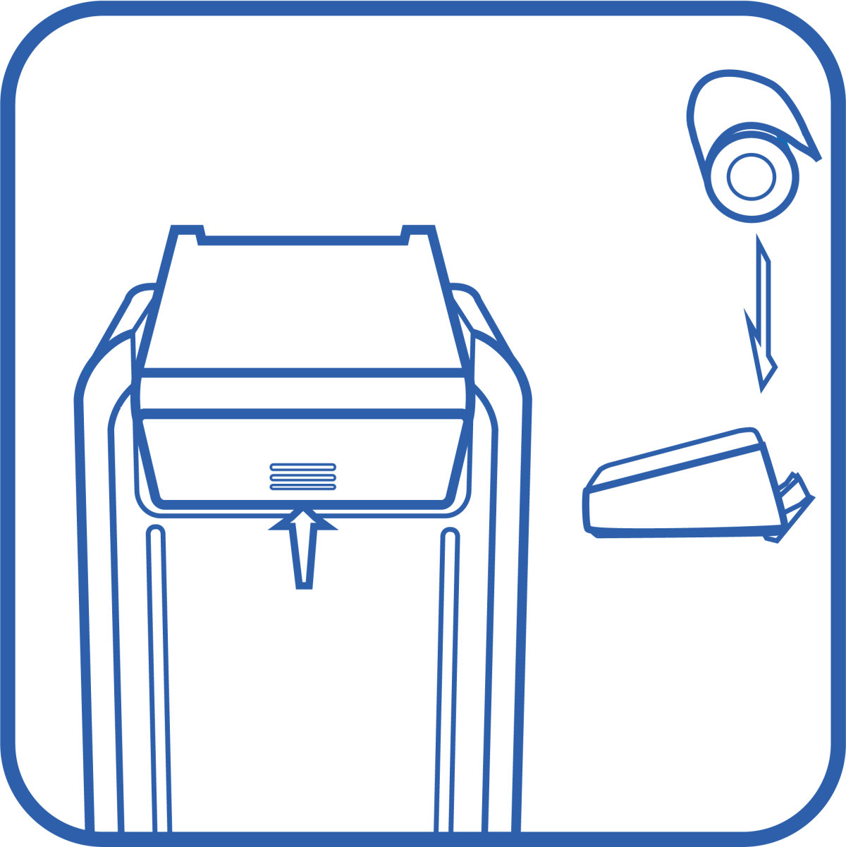 icon of reloading a paper roll into the 3g printer