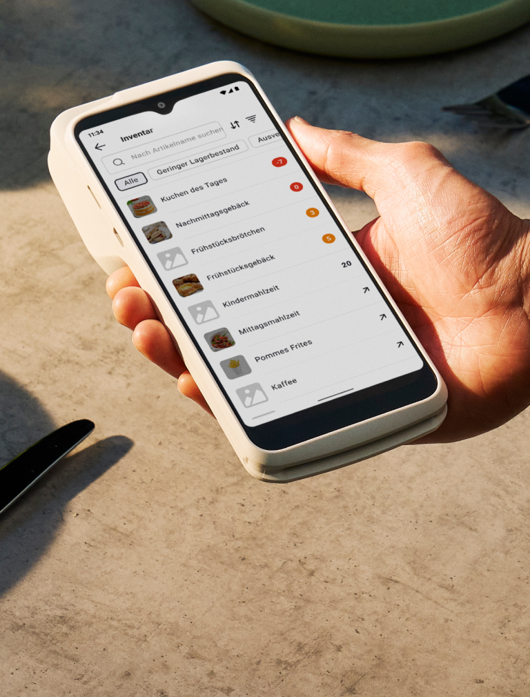 Behalten Sie immer im Blick, welche Bestände kleiner werden, damit Sie rechtzeitig für Nachschub sorgen können.