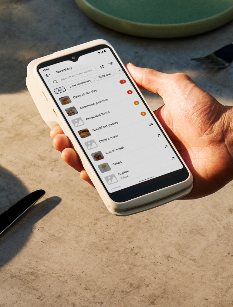 Stay informed about what’s running low in good time, so you’re always prepared and never leave customers waiting.
