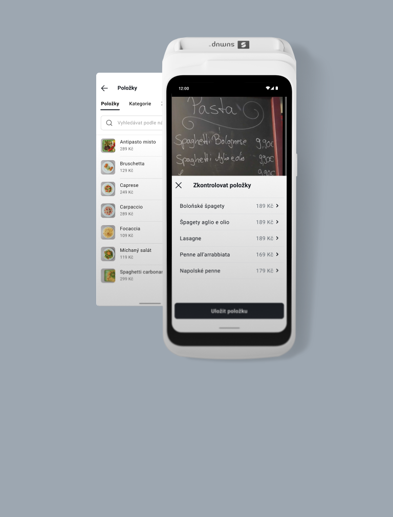 Just take a photo of your menu or price list and let AI do the rest. Its quick and easy catalogue function gets you ready to sell faster in no time.