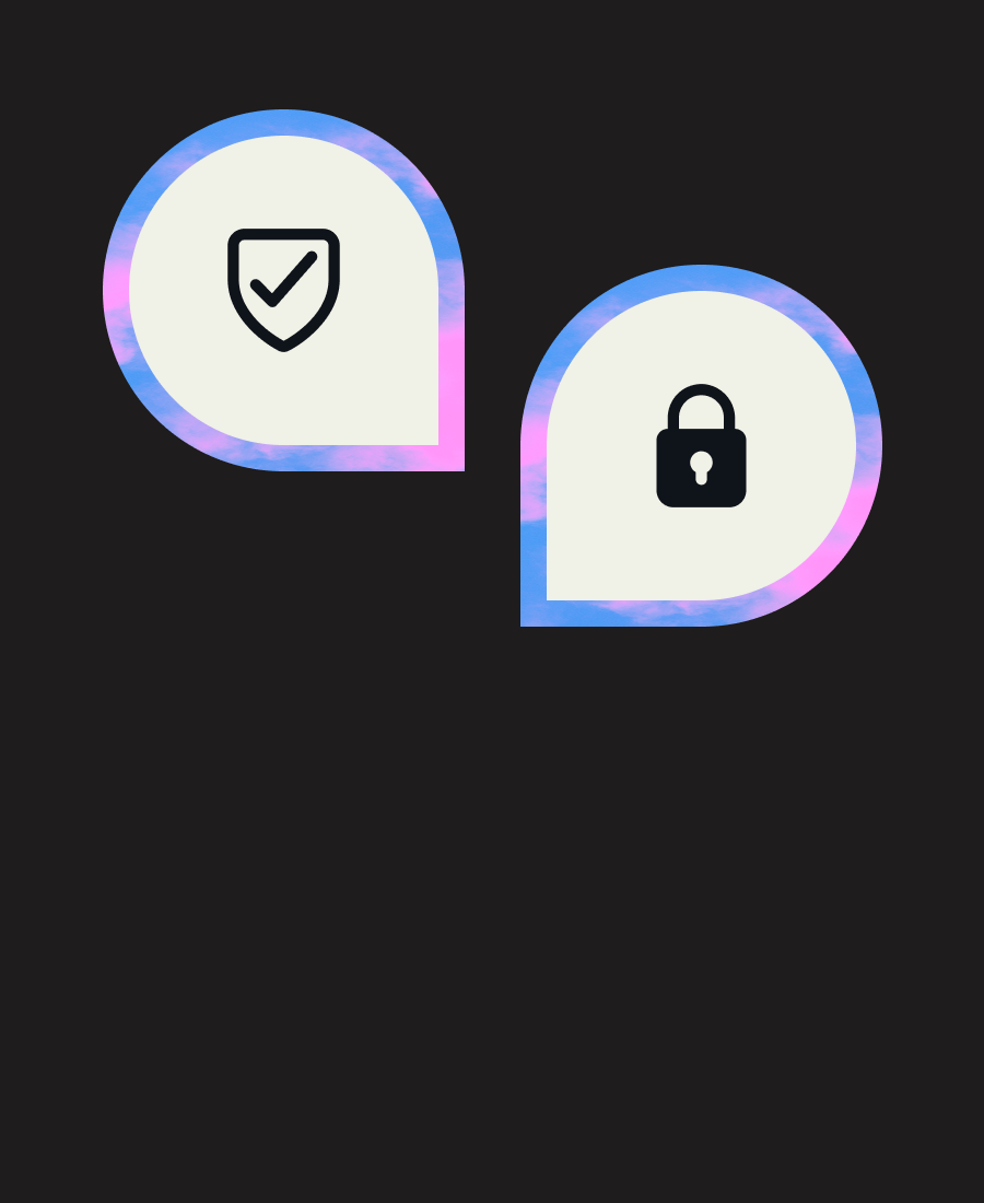 With SumUp, built-in security keeps you and your customers' data safe at all times, so you can take payments with confidence.