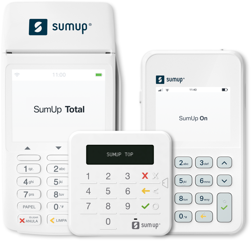 SumUp | Máquinas de cartão de crédito sem aluguel