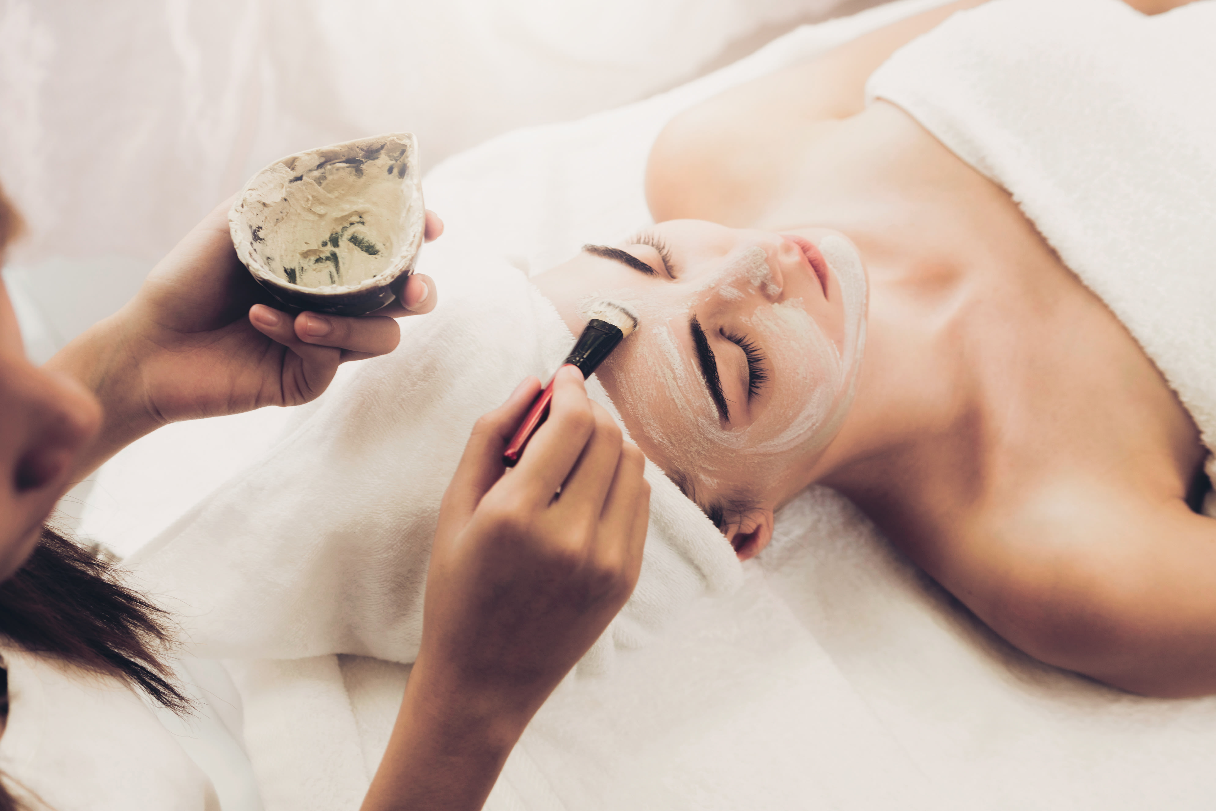 woman in beauty treatment