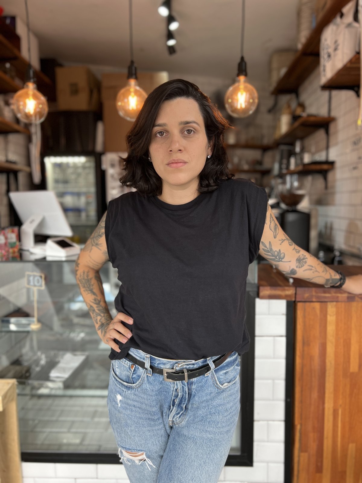 Luciana, founder of the coffee shop Somos Cafés Especiais  in São Paulo, Brazil