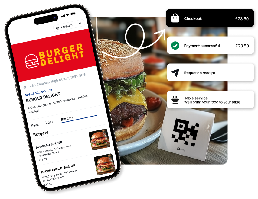 SumUp Order and Pay: table ordering system for restaurants