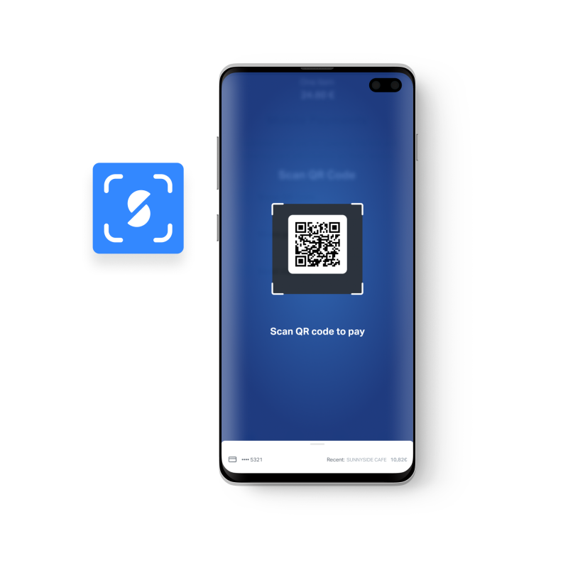 sumup.io app qr scan