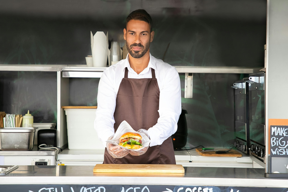 Food Truck am Flohmarkt