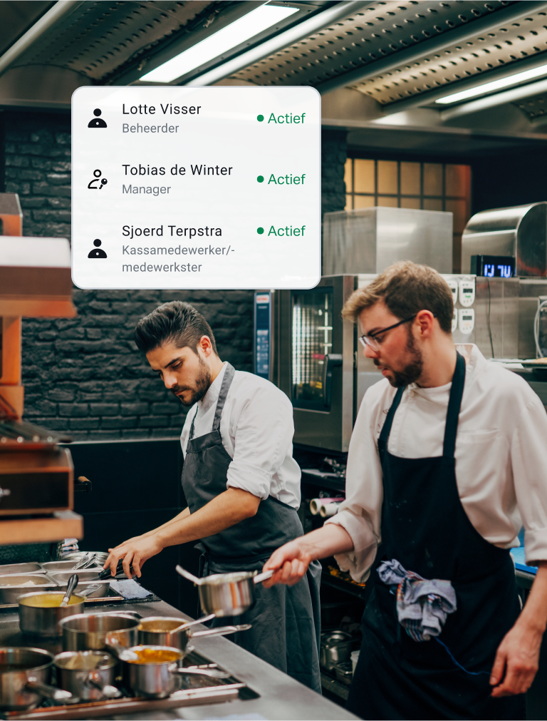 Stel rollen in om uw mensen efficiënt te laten werken, met toegang tot alle functies die ze nodig hebben – en beveiliging voor de rest.
