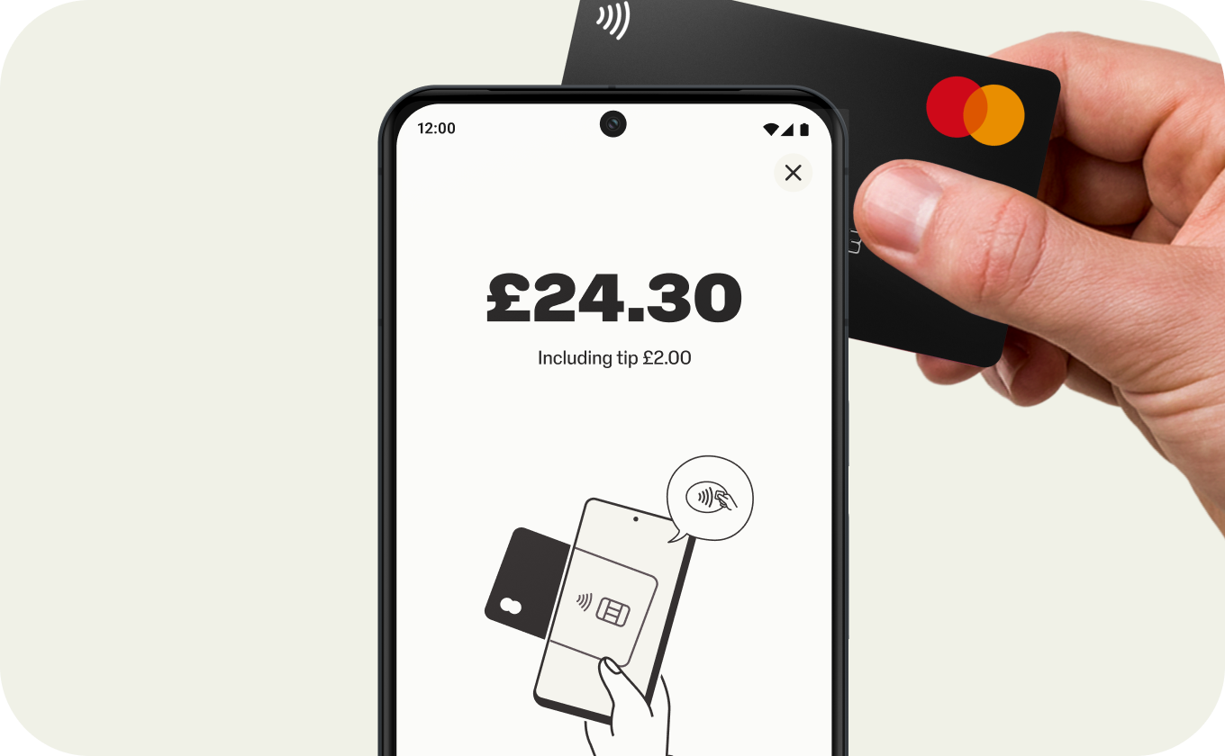 Tap In Tap to Pay on iPhone & Android: Take payments with SumUp