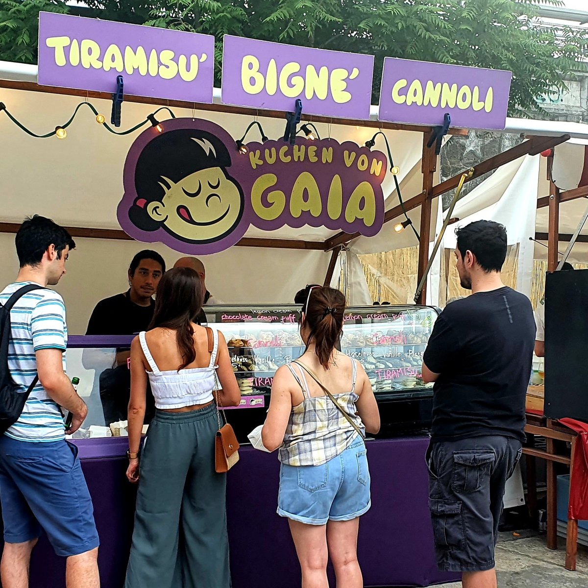 Kuchen von Gaia beim Italian Street Food Festival