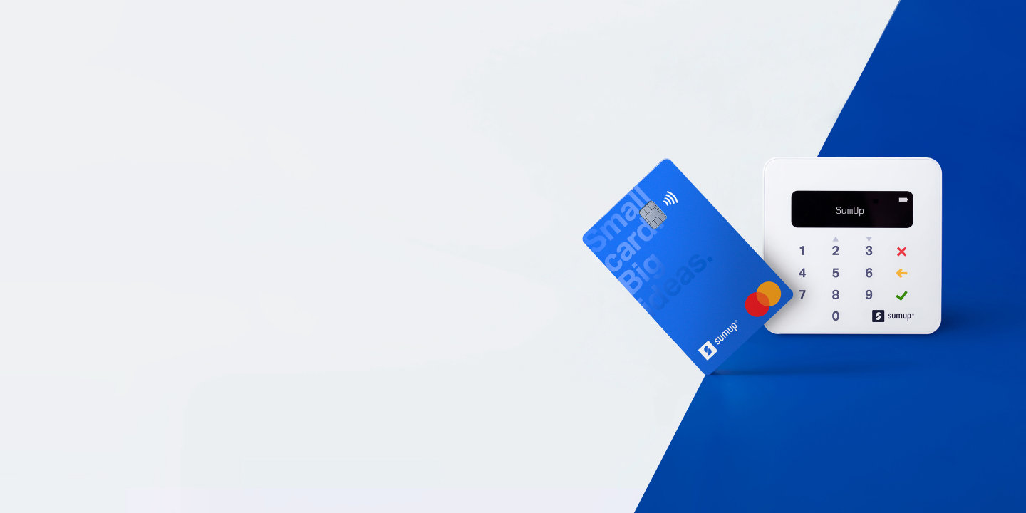 credit card next to Air reader