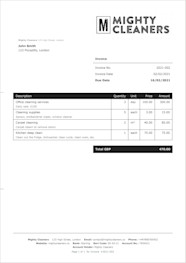 House Cleaning Invoice Template Free PARAHYENA House Cleaning Invoice Template Free PARAHYENA