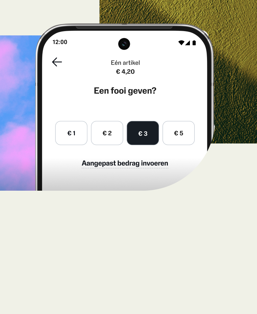 Voeg zelfgekozen fooien toe en stuur digitale betalingsbewijzen via een QR-code, sms of e-mail, net wat het handigst is voor u en uw klanten.