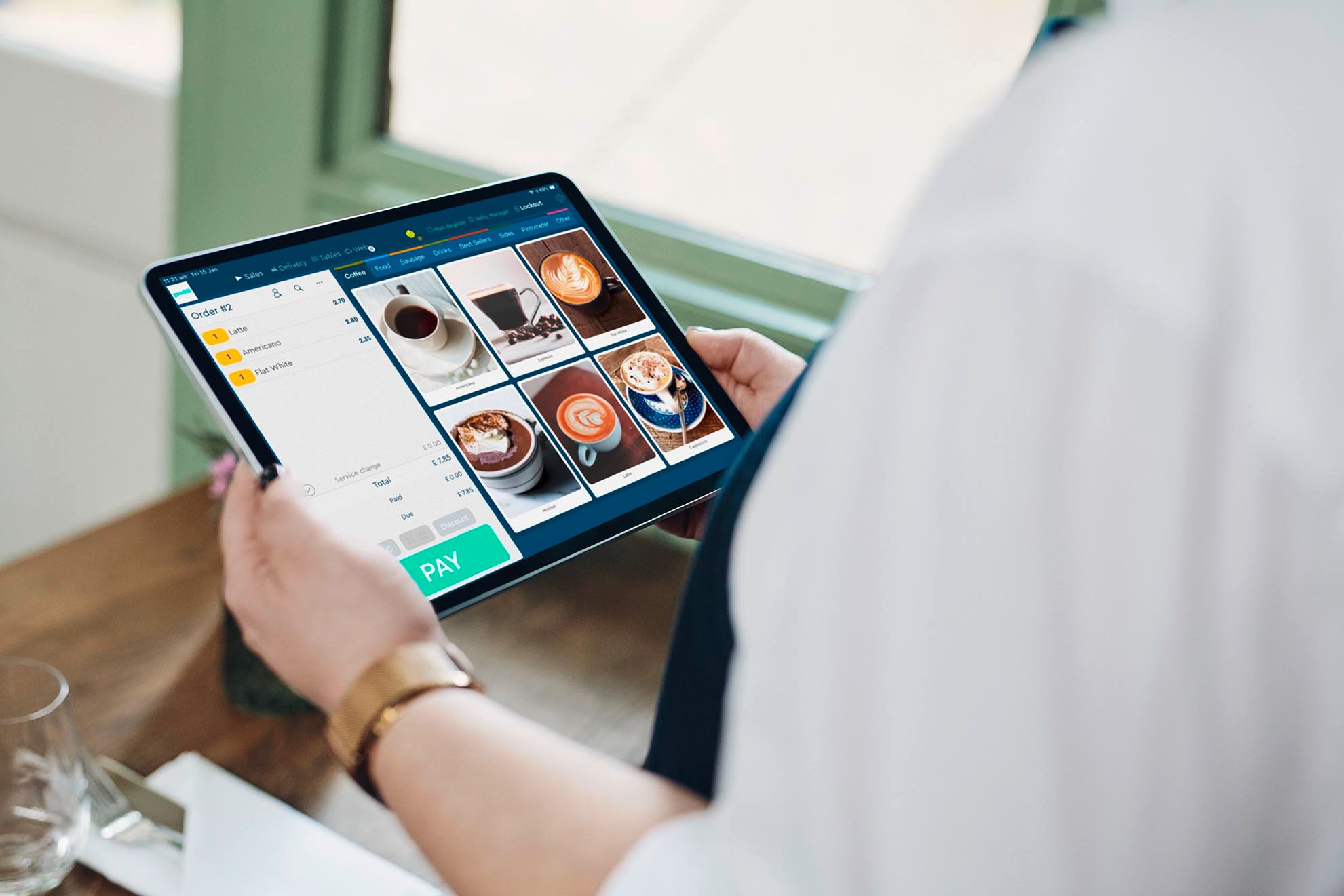 Goodtill interface on iPad