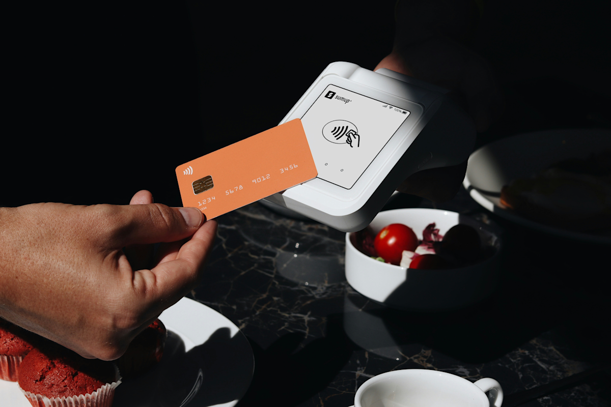 SumUp Solo mit Mastercard als Produktfoto