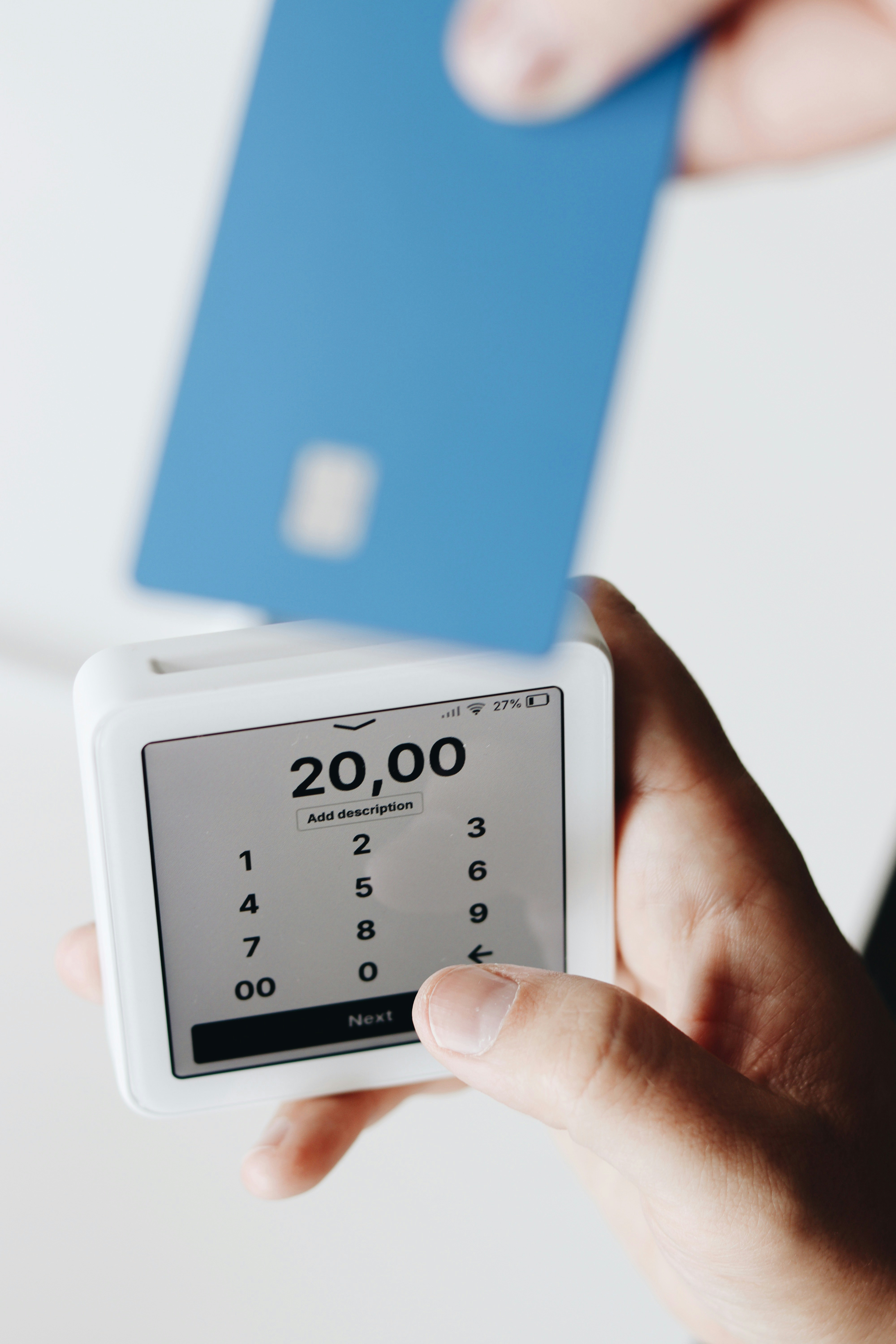 Anonym Geld empfangen im Einzelhandel SumUp