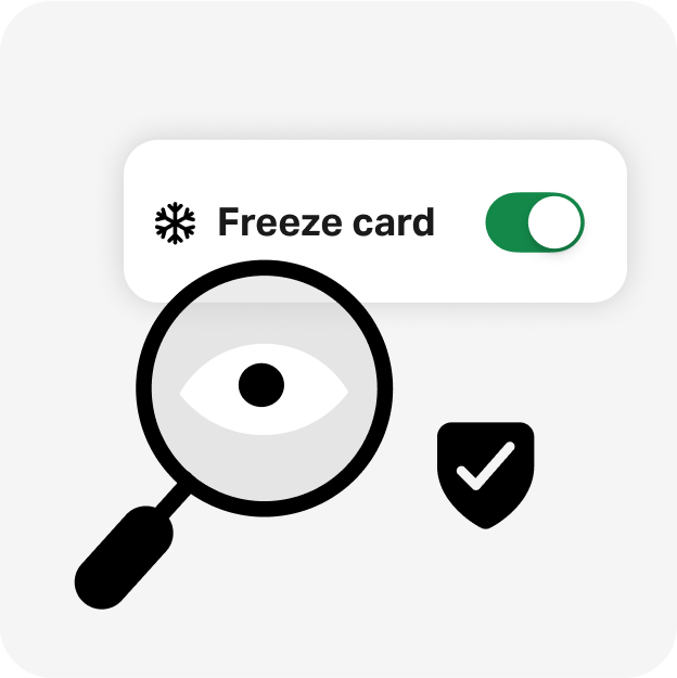 Freezing your prepaid SumUp debit card in the app
