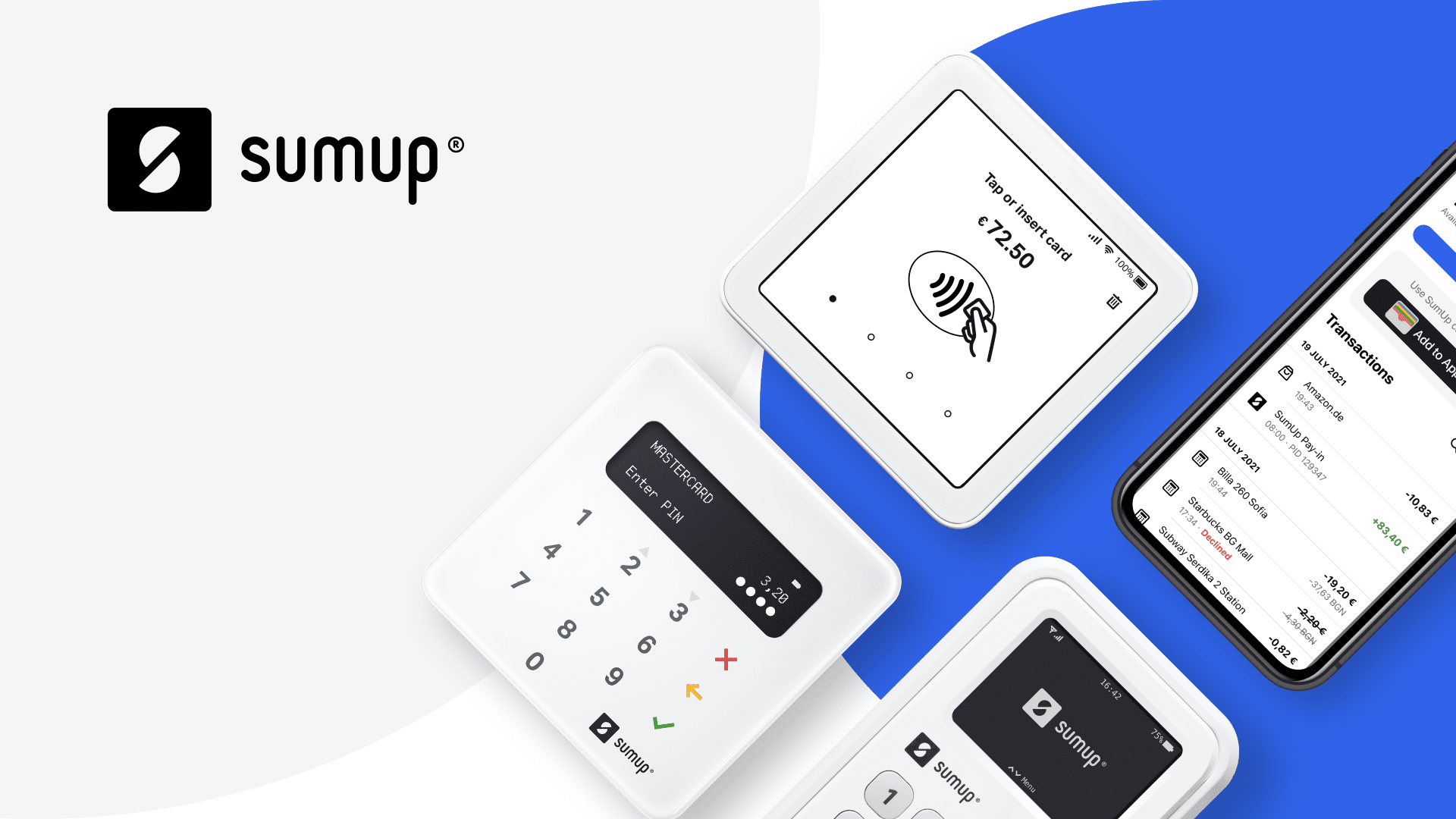 SumUp: Kreditkartenterminal - Mobiles Kartenlesegerät für ...