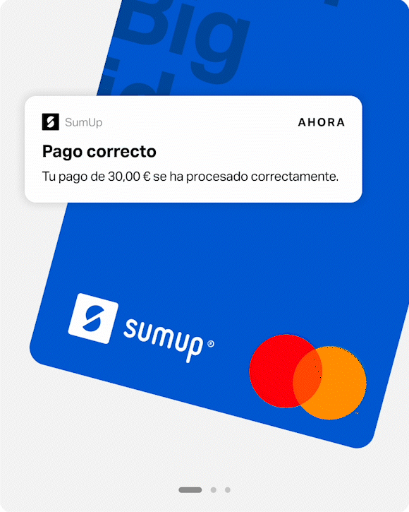 Pagos con la tarjeta de débito prepago SumUp