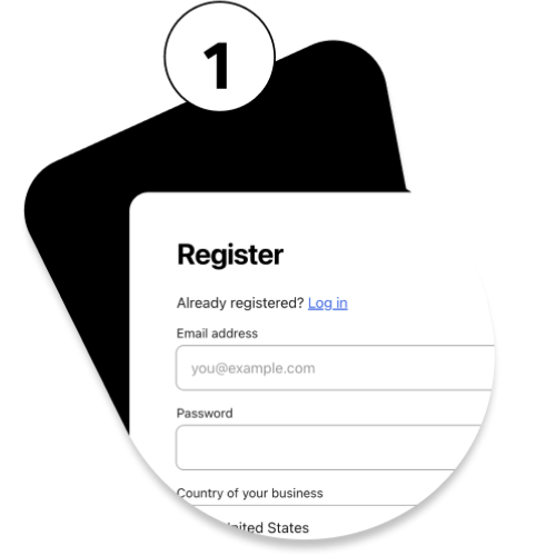 Image showing the signup screen for SumUp Invoices
