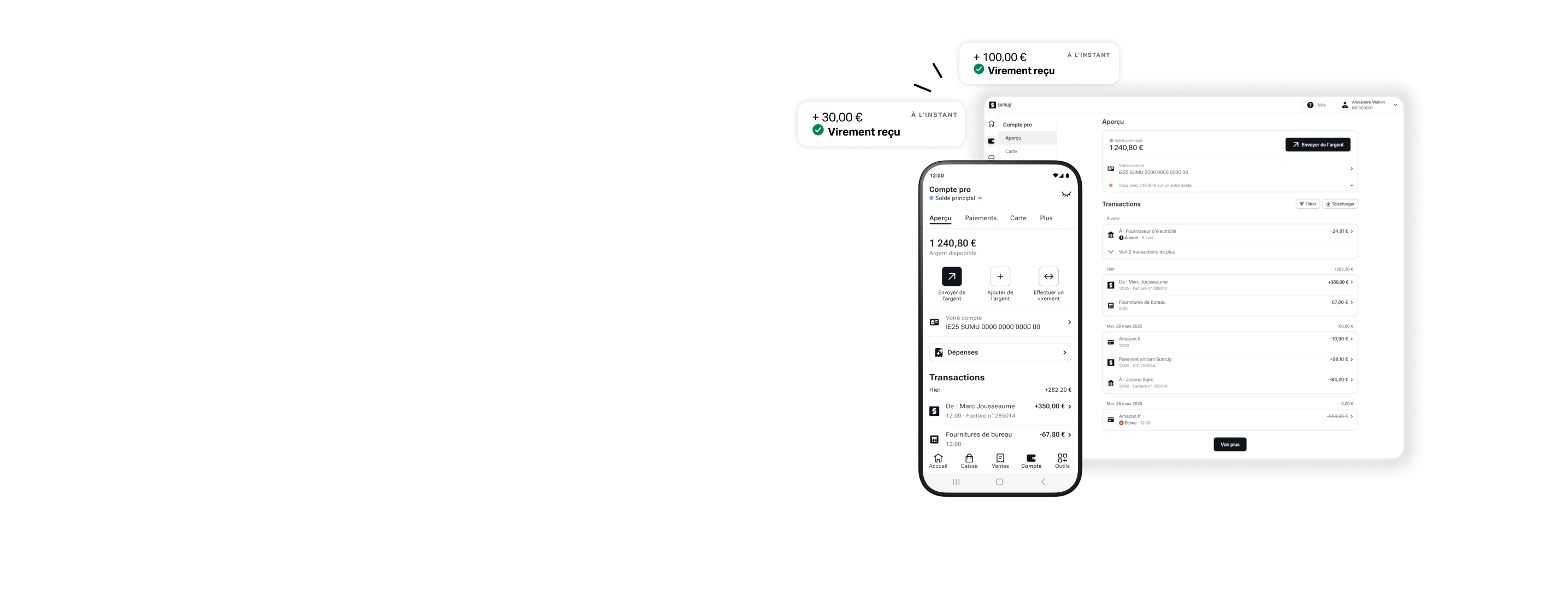 Compte pro Plus | Ouvrez un compte pro avec SumUp