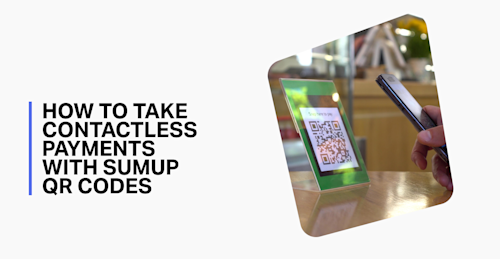 Take contactless payments with QR codes