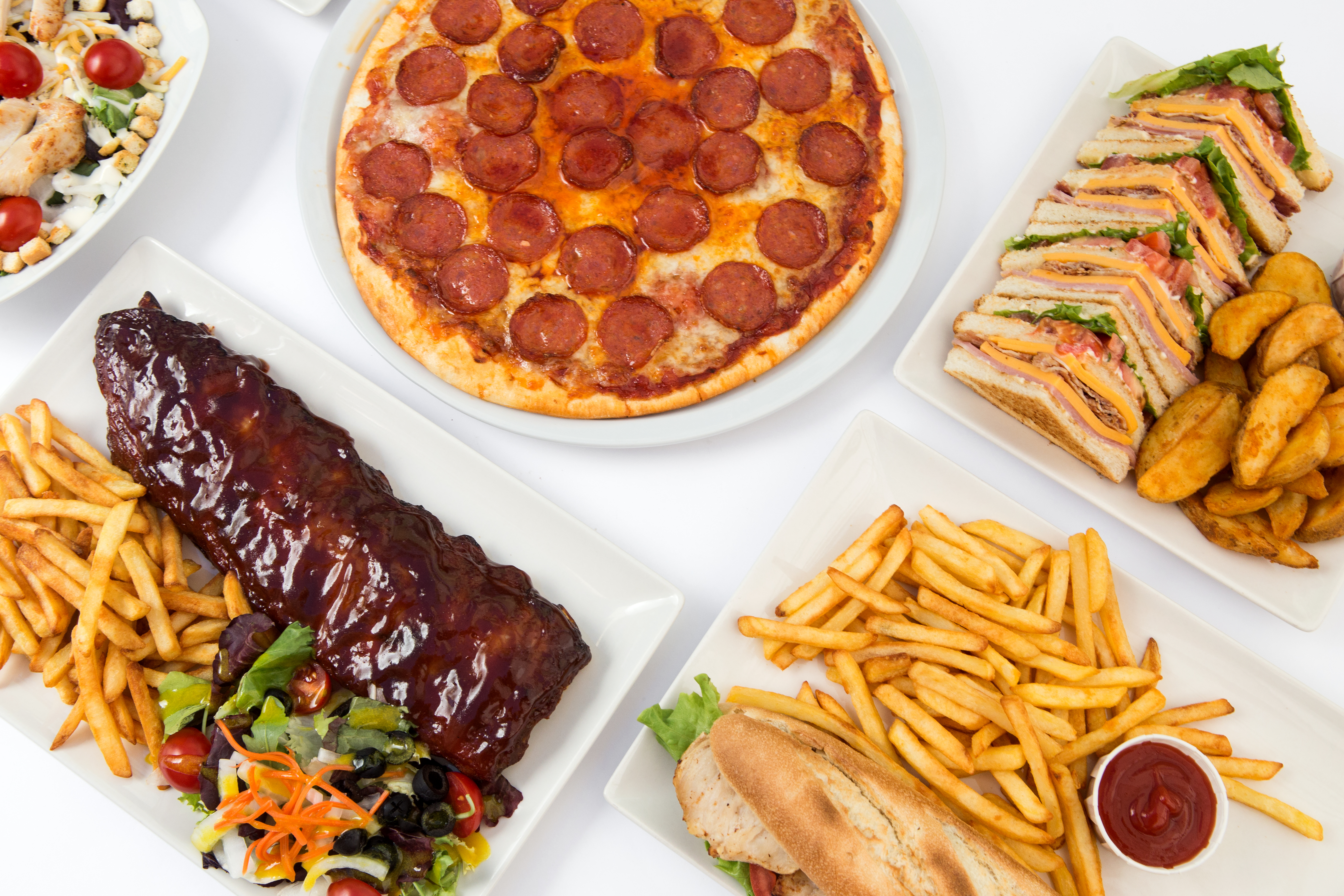 Fast food products produced by QSR