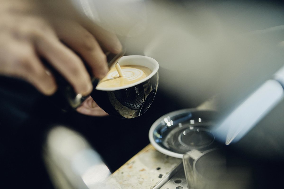 Der berühmte Kaffee bei Five Elephant im Berliner Stadtviertel Kreuzberg.