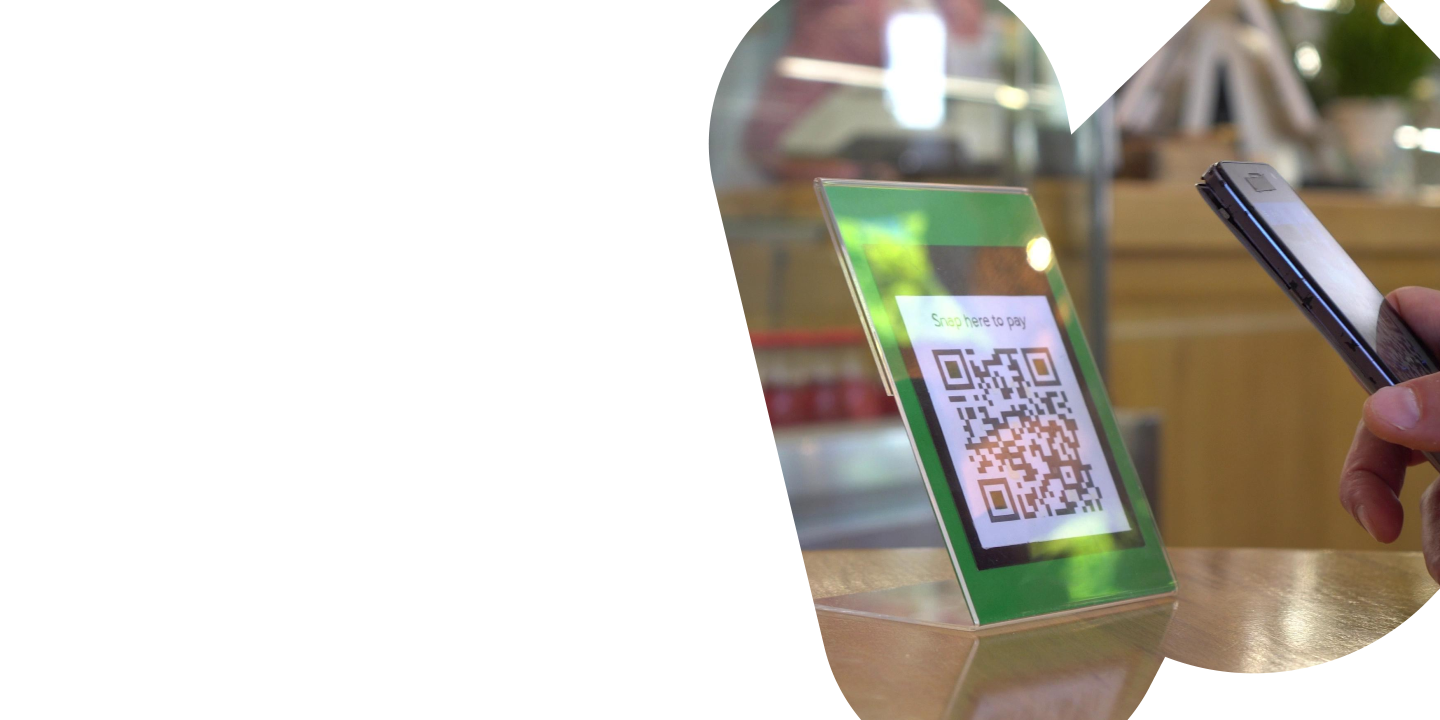 Simple contactless payments with QR codes. Take payments from anywhere at your business – customers can just scan and pay.