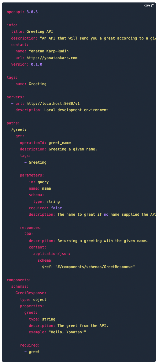How to write robust REST API with OpenAPI