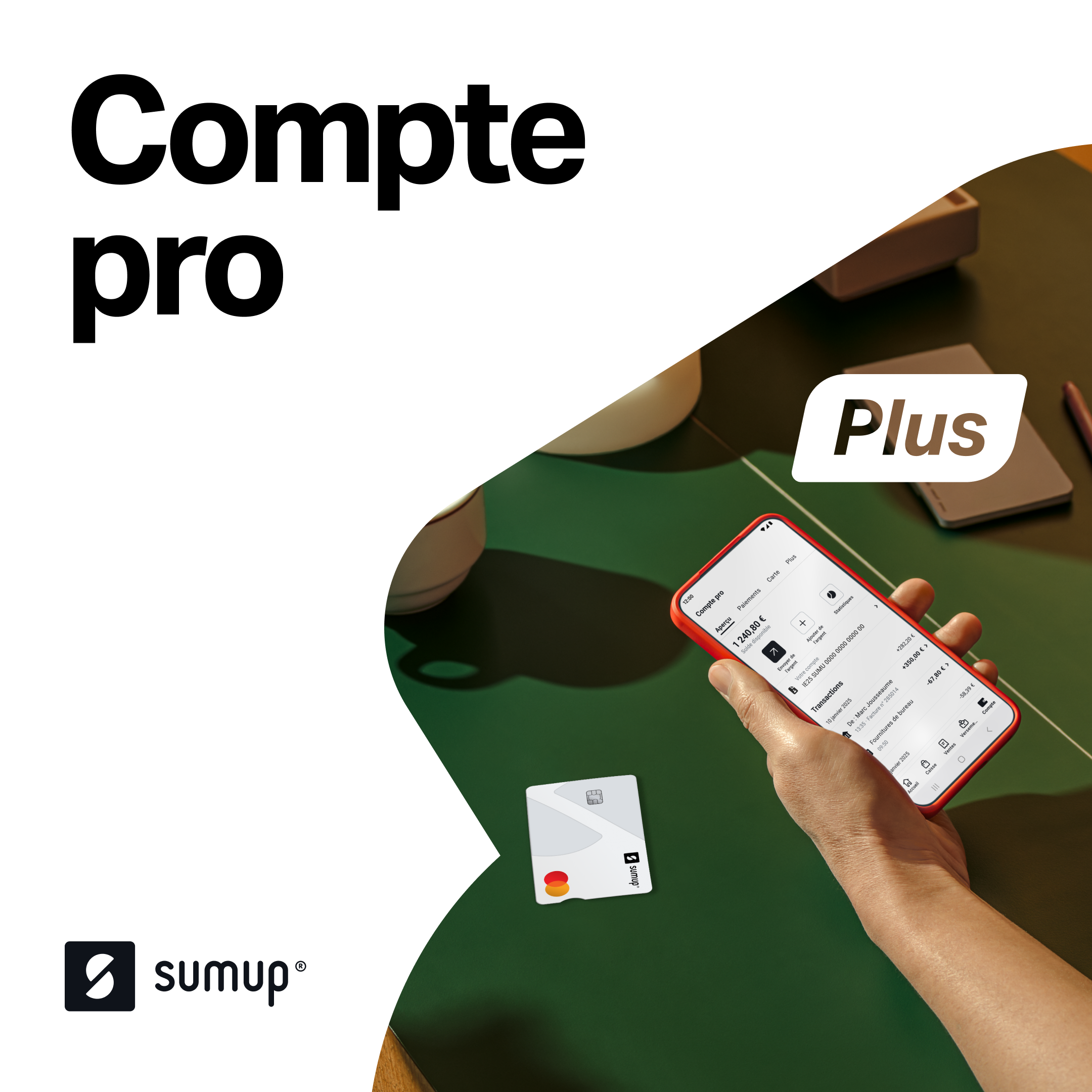 Compte pro Plus | Ouvrez un compte pro avec SumUp