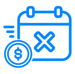 O ícone ilustra que o link de pagamento é grátis