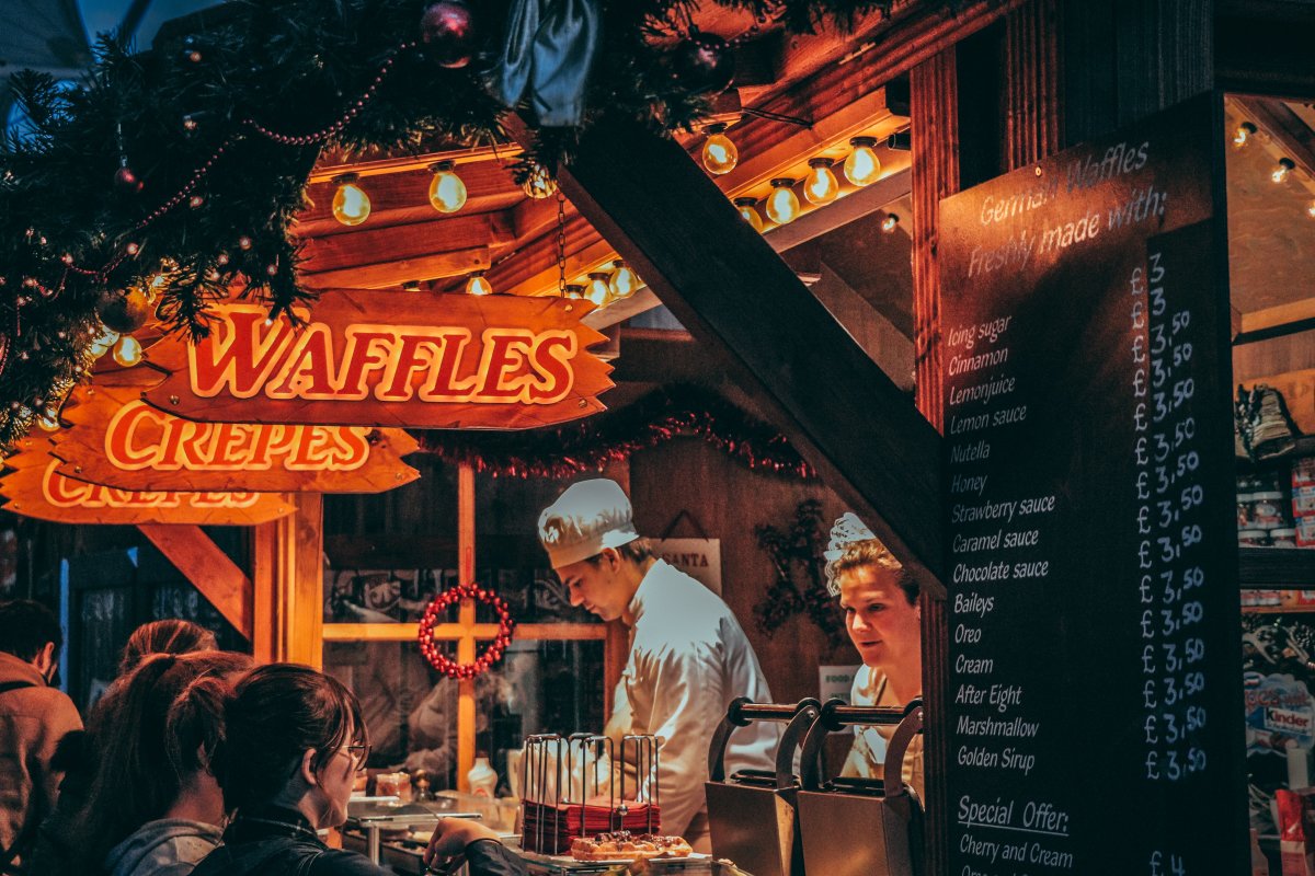 Waffles-Weinachtsmarkt