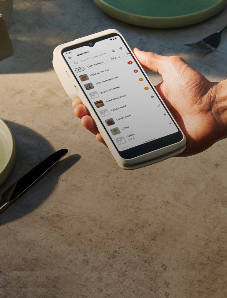 Stay informed about what’s running low in good time, so you’re always prepared and never leave customers waiting.