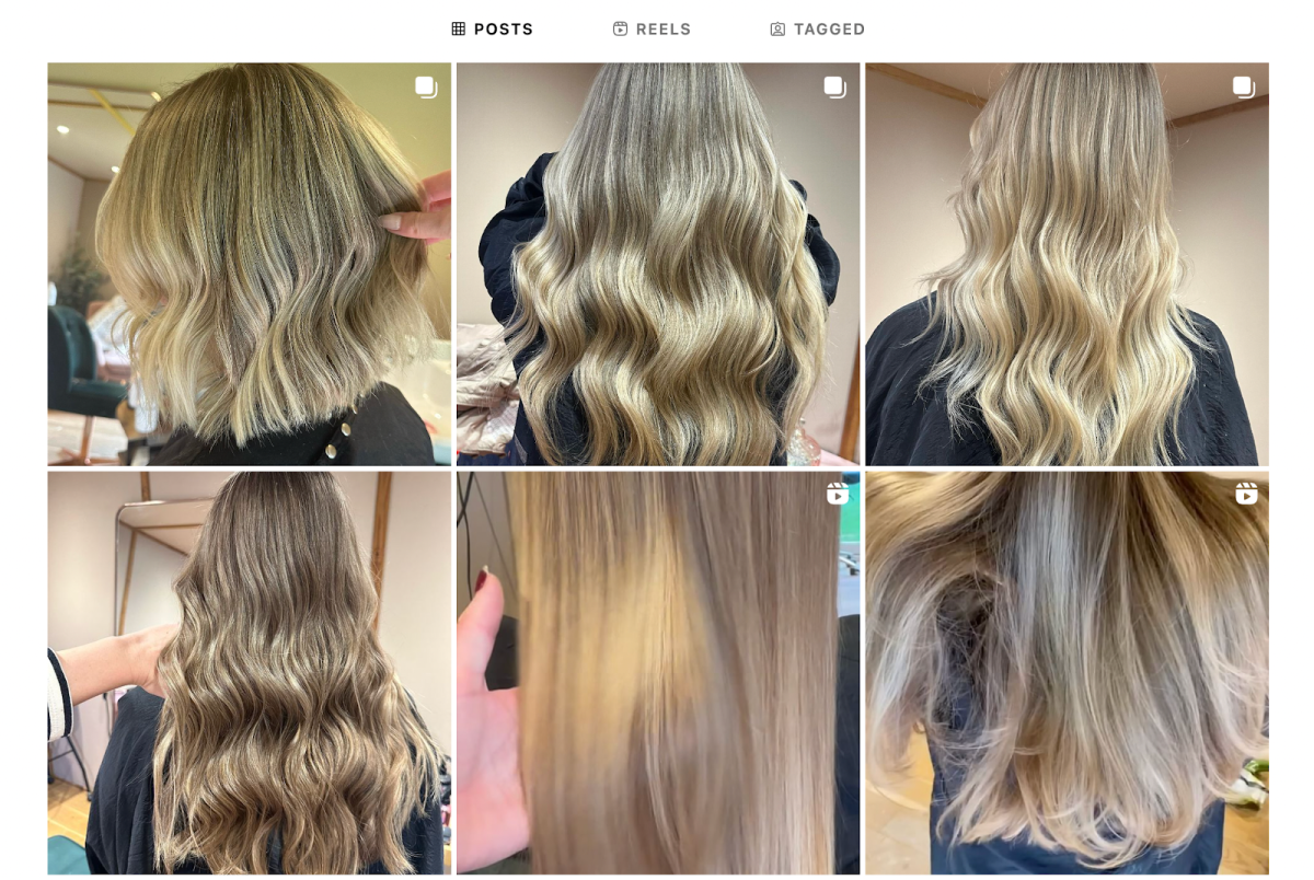 Jenny’s Hair Hut, independent salon - social media customer acquisition