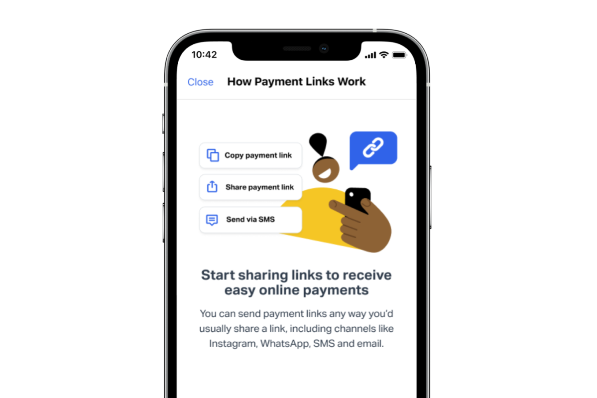 SumUp Payment Links on the mobile