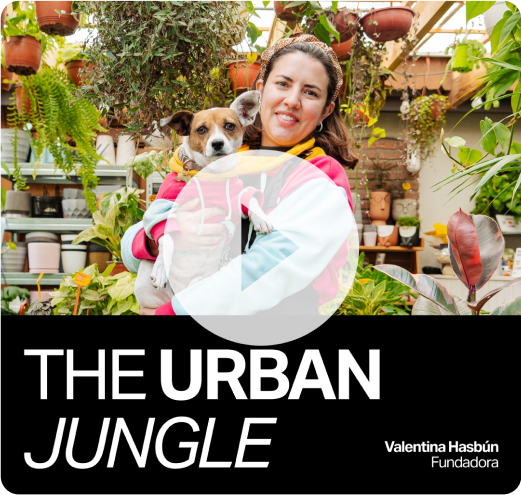 The urban jungle, Valentina Hasbún, fundadora